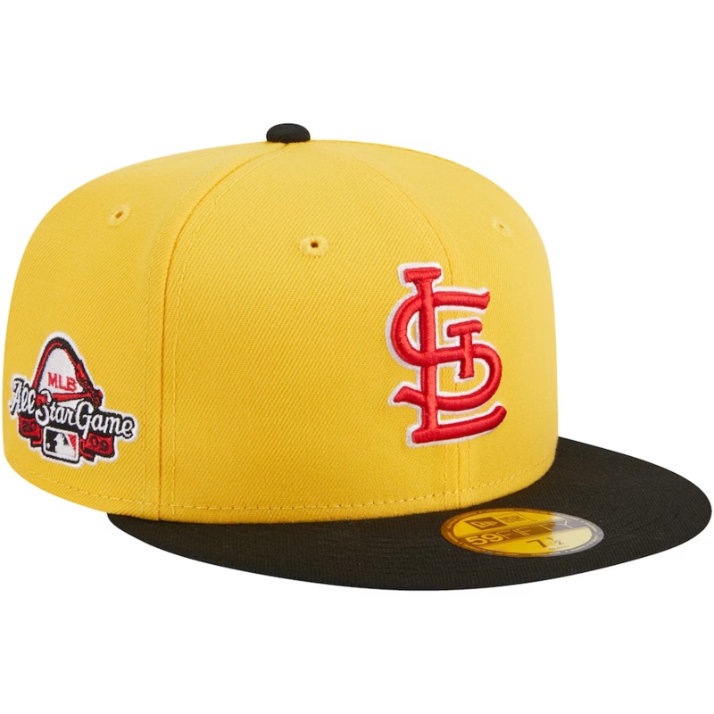 New Era St. Louis Cardinals Yellow/Black Grilled 2023 59FIFTY Fitted Hat