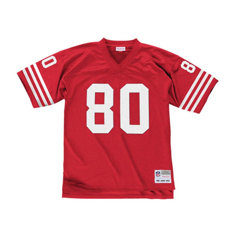 SAN FRANCISCO 49ERS Jerry Rice # 80 Mitchell and Ness Jersey m