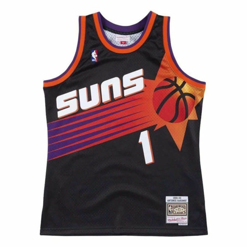 Anfernee Hardaway Phoenix Suns 1999-2000 Mitchell & Ness HWC Swingman Jersey – Black S