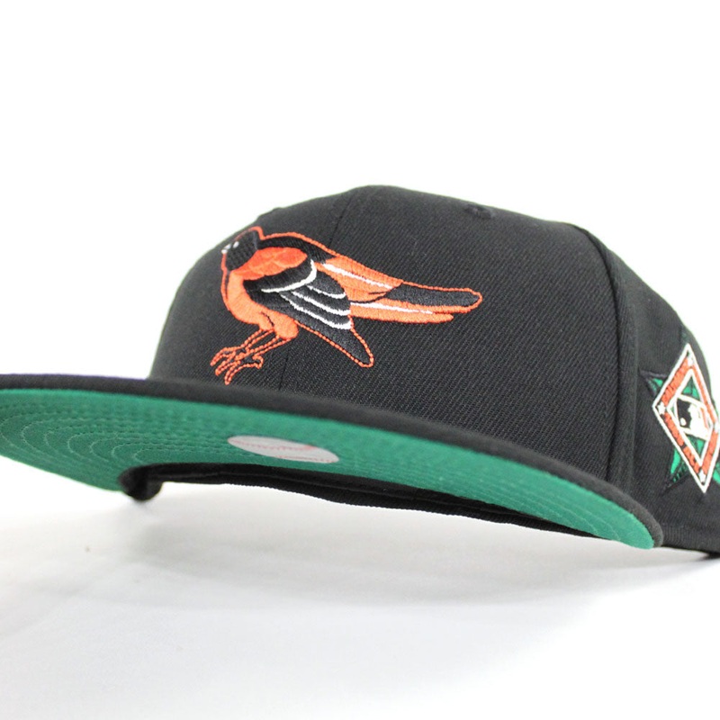 Baltimore Orioles 1993 All Stare Game New Era 59Fifty Fitted Hat (Black Orange Green Under Brim) 6 7/8