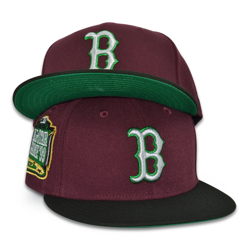 Boston Red Sox “CRADLE OF LIBERTY” Exclusive New Era 59Fifty Fitted Hat – Maroon/Black 6 7/8