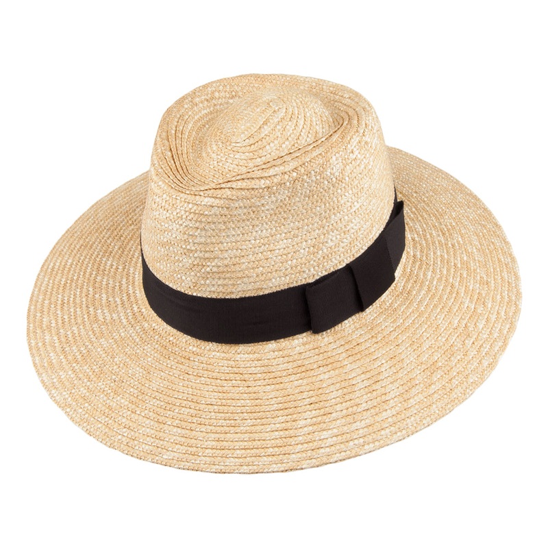 Brixton Hats Joanna Straw Sun Hat – Natural Small-56cm