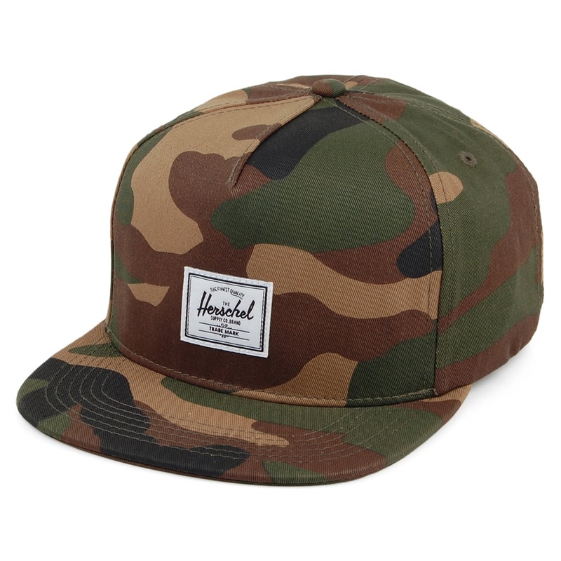 Herschel Supply Co. Whaler Classic Snapback Cap – Camouflage Adjustable