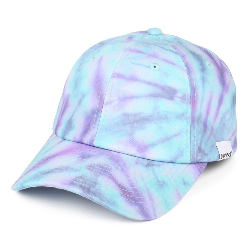 Hurley Hats Womens Pastel Tie Dye Baseball Cap – Teal Adjustable