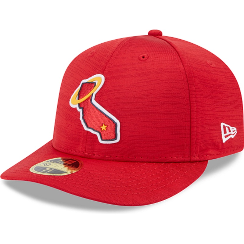 New Era Los Angeles Angels 2023 Clubhouse Low Profile 59FIFTY Fitted Hat