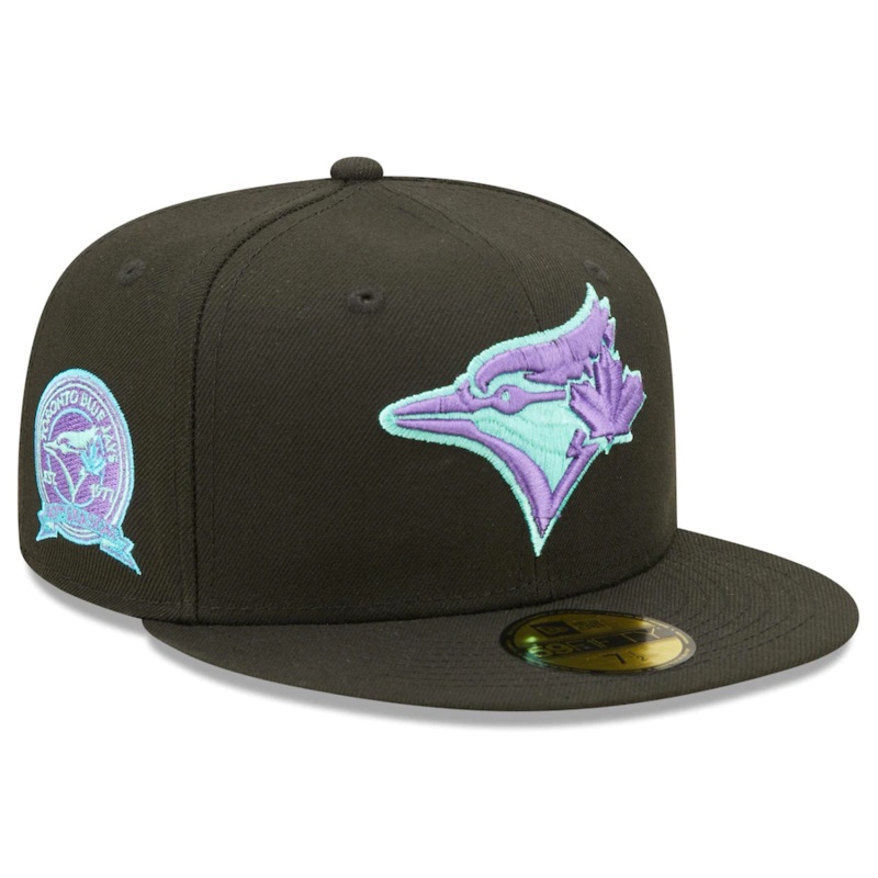 New Era Toronto Blue Jays 40th Season Black Light 59FIFTY Fitted Hat