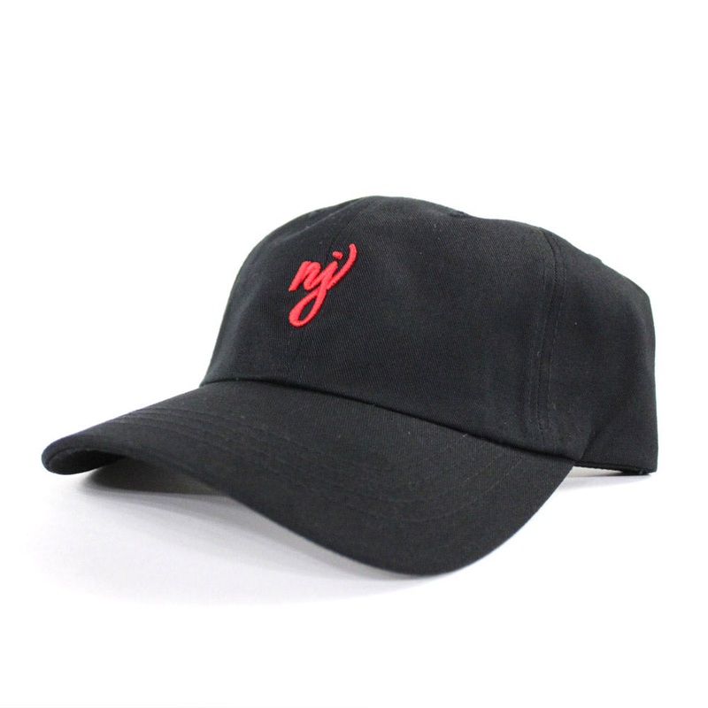 NJ Dad Hat (Black Red) One Size
