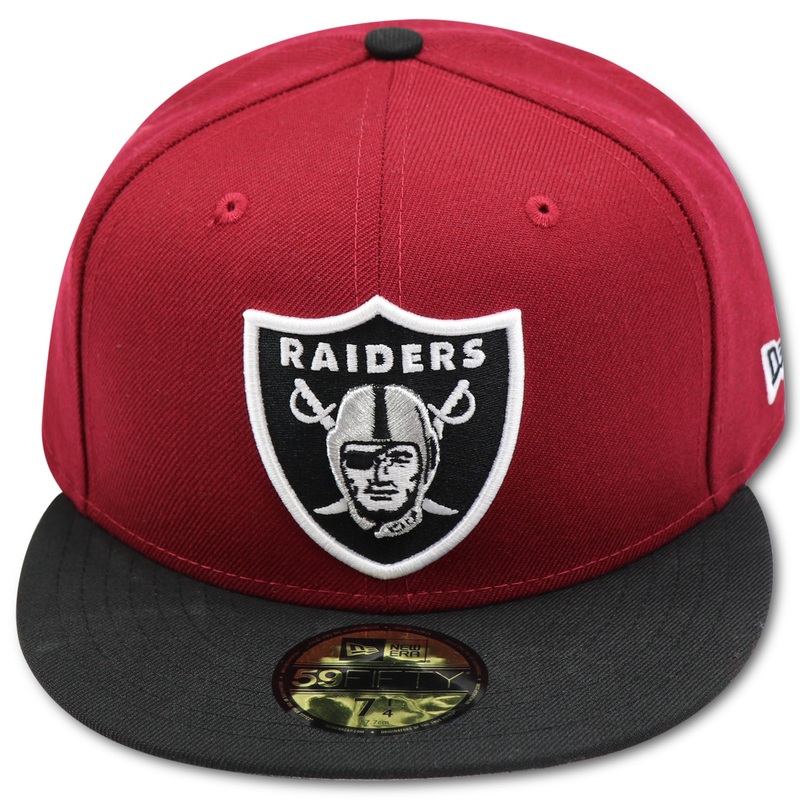 OAKLAND RAIDERS NEW ERA 59FIFTY FITTED 67/8