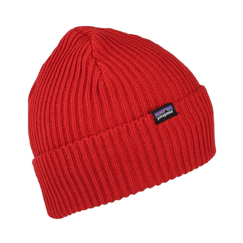 Patagonia Hats Fishermans Rolled Beanie Hat – Fire Engine Red 1-Size