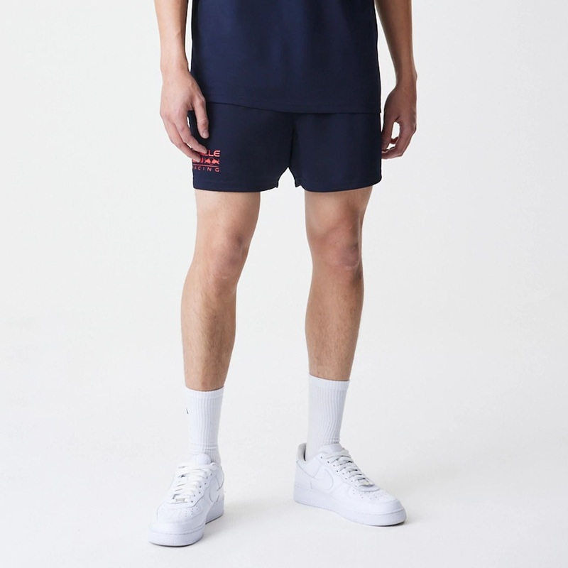 Red Bull Racing Graphic Dark Blue Football Shorts XS