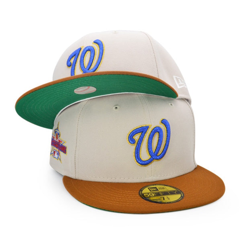 Washington Nationals 2010 ASG Exclusive New Era 59Fifty Fitted Hat – Stone/Peanut 6 7/8