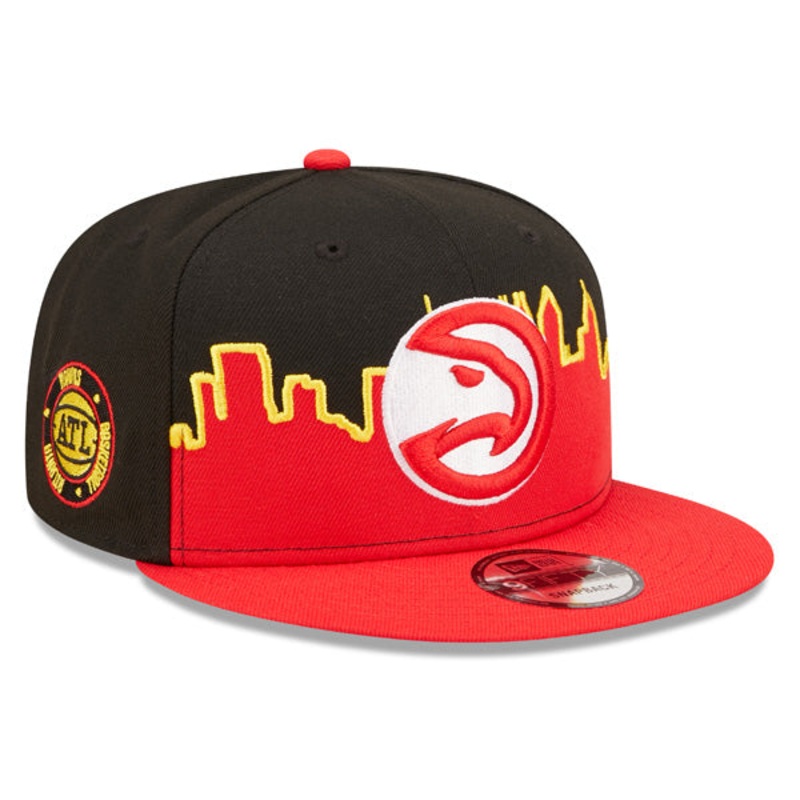Atlanta Hawks New Era NBA 2022 Tip Off 9FIFTY Snapback Hat  Red/Black