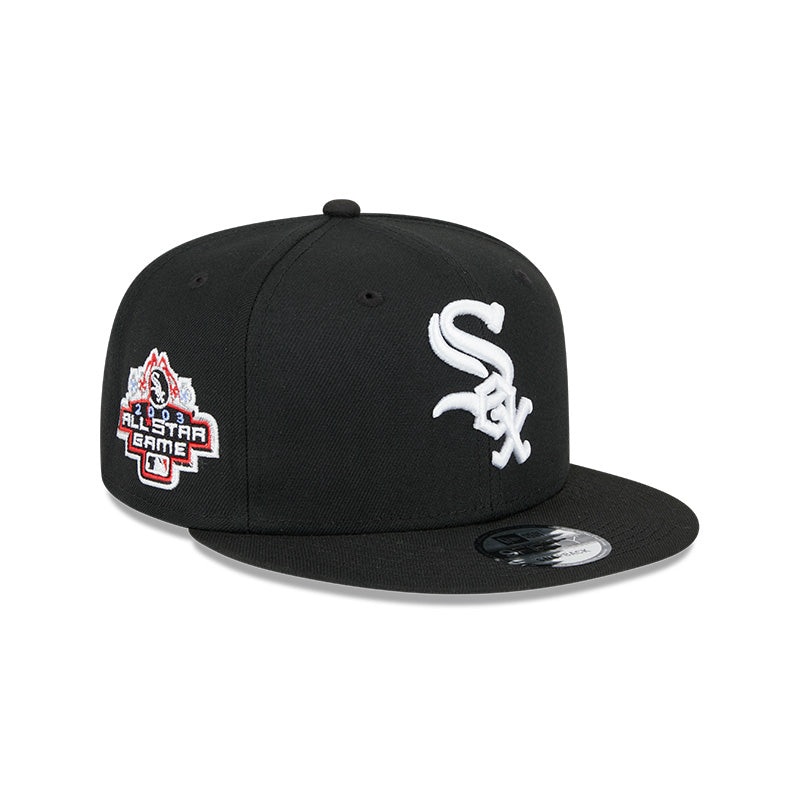 Chicago White Sox New Era 2003 World Series PATCH-UP Snapback Hat – Black