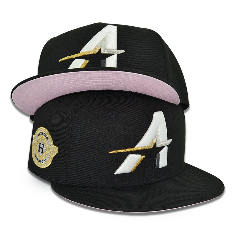 Houston Astros “CITY CONNECT PINKY” Exclusive New Era 59Fifty Fitted Hat – Black/Pinky UV 6 7/8