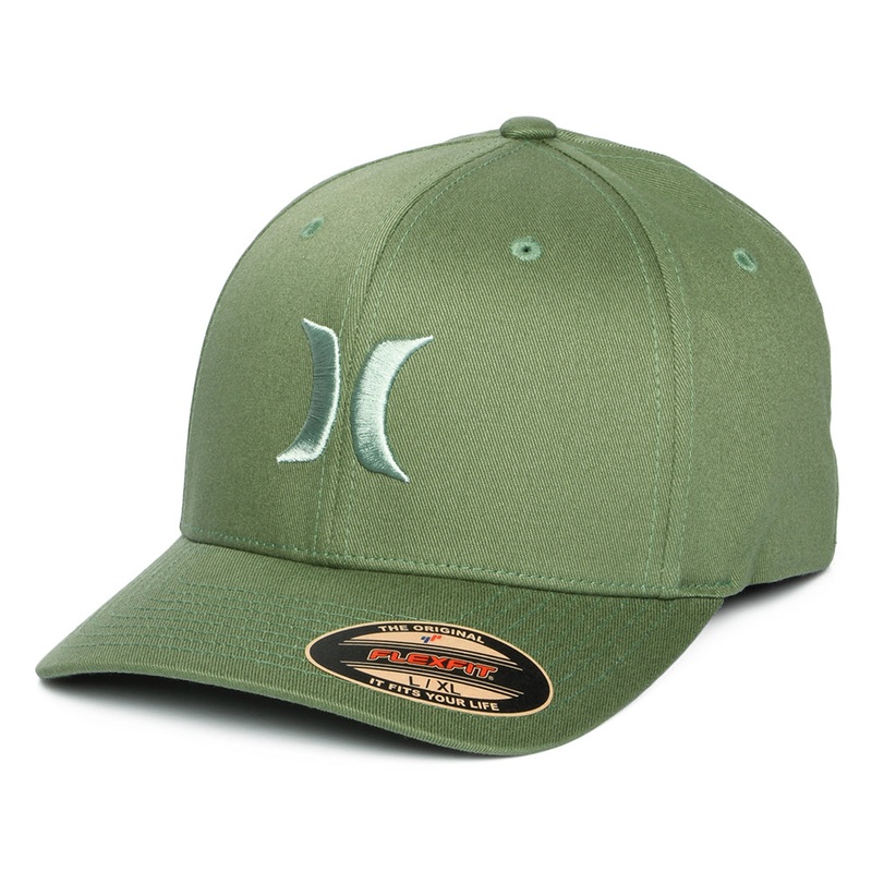 Hurley Hats One & Only Flexfit Baseball Cap – Moss Small/Medium