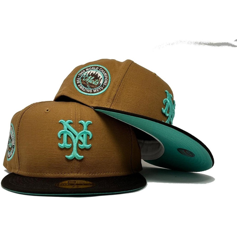 New Era New York Mets ‘Mint Chocolate’ 1969 World Champions 59FIFTY Fitted Hat