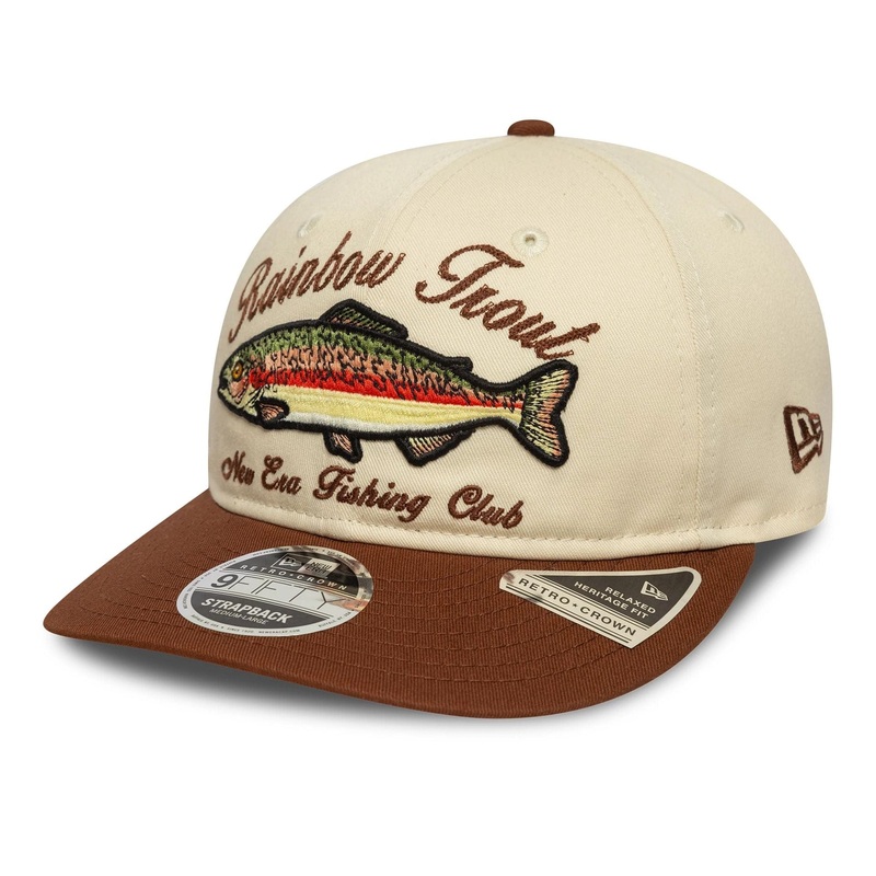 New Era Outdoor Cream Retro Crown 9FIFTY Adjustable Cap S-M