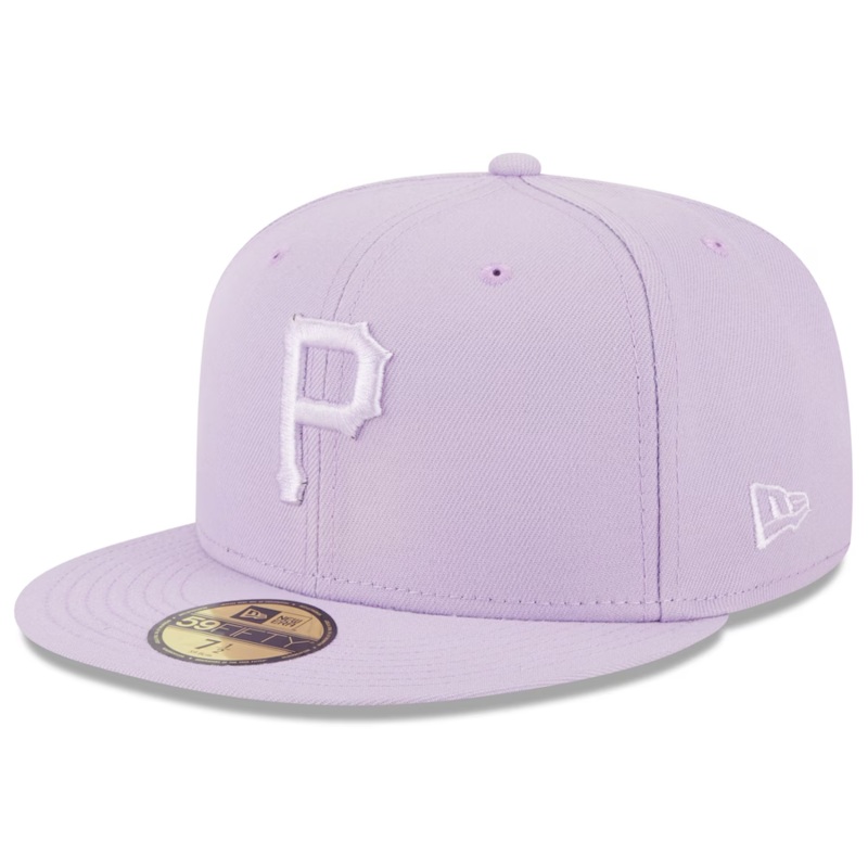 New Era Pittsburgh Pirates Lavender 59FIFTY Fitted Hat