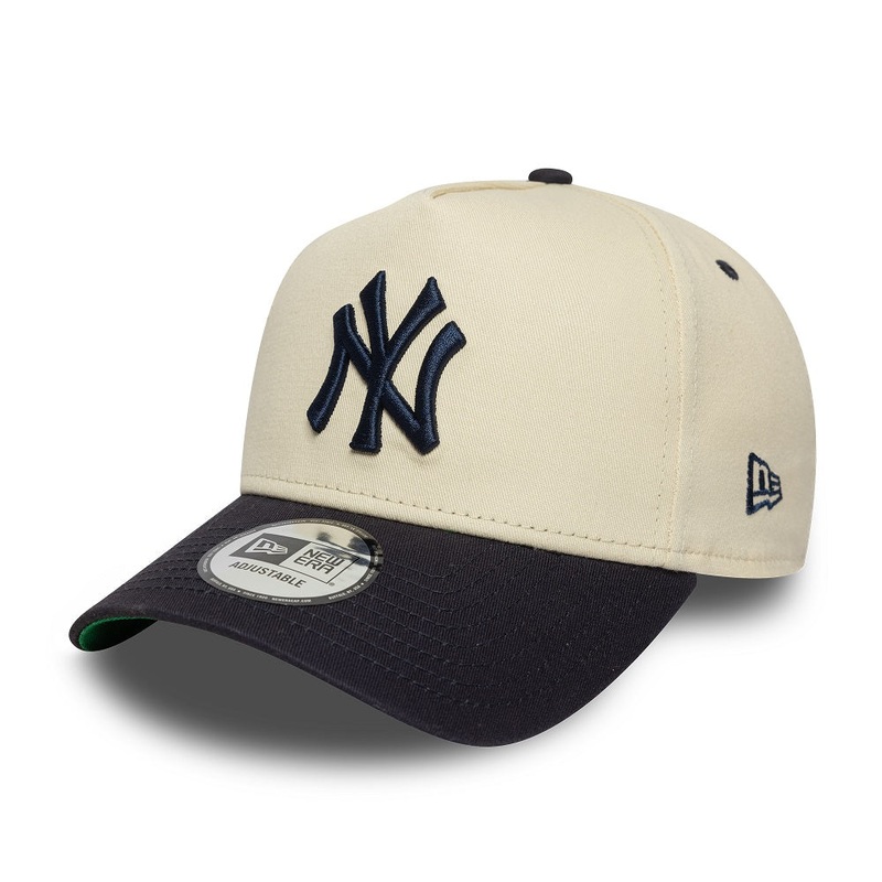 New York Yankees E-Frame All Star Game Patch Stone/Navy Trucker Cap One Size