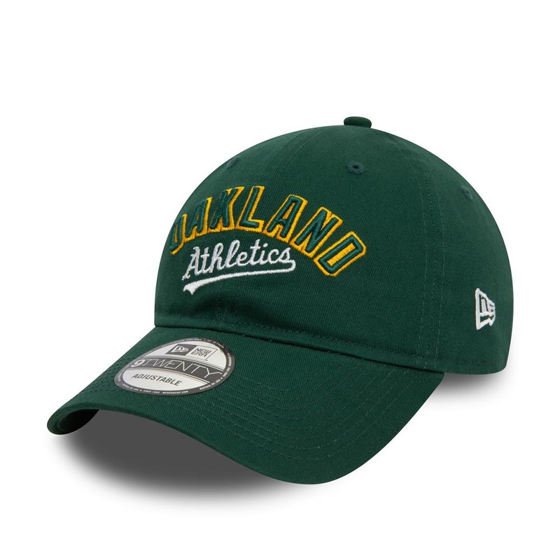 Oakland Athletics 9TWENTY MLB Wordmark Green Cap One Size