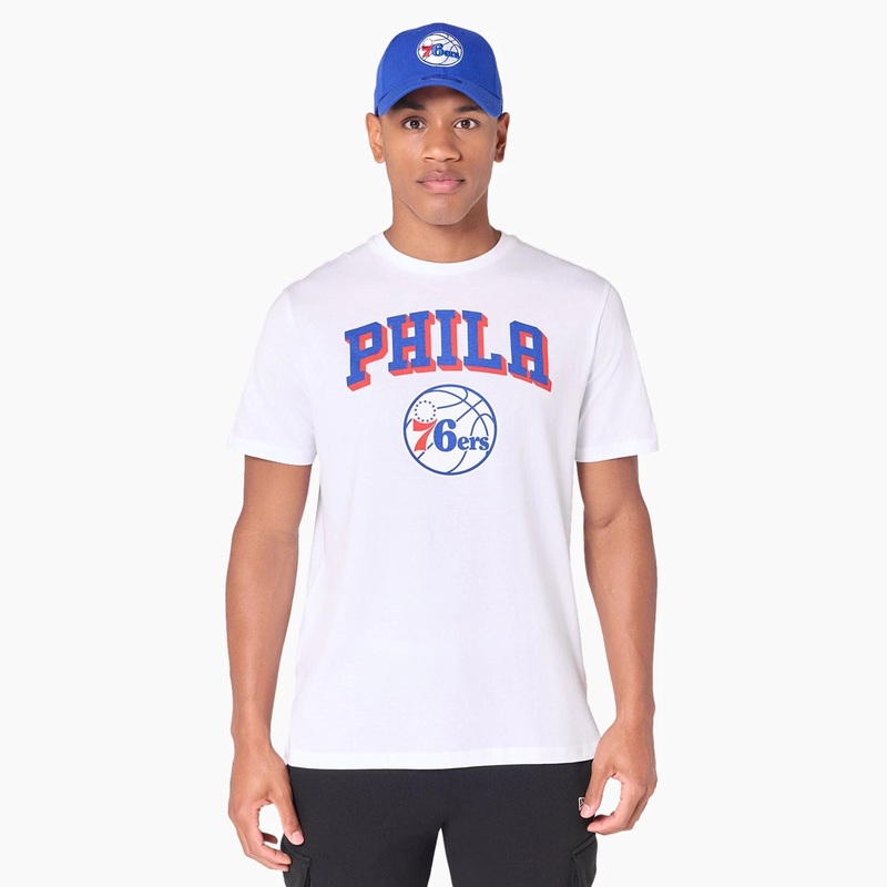 Philadelphia 76ers NBA White T-Shirt XS