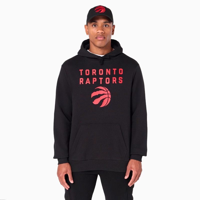 Toronto Raptors NBA Black Pullover Hoodie XS