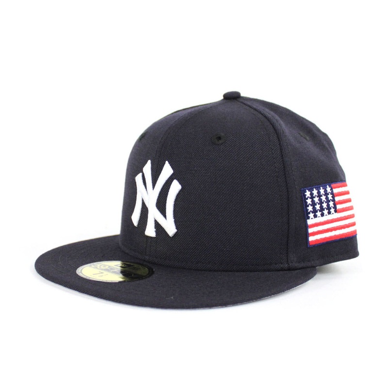 911 New York Yankees 2001 New Era 59Fifty Fitted Hat (Sept 11 Gray Under Brim) 7 1/8