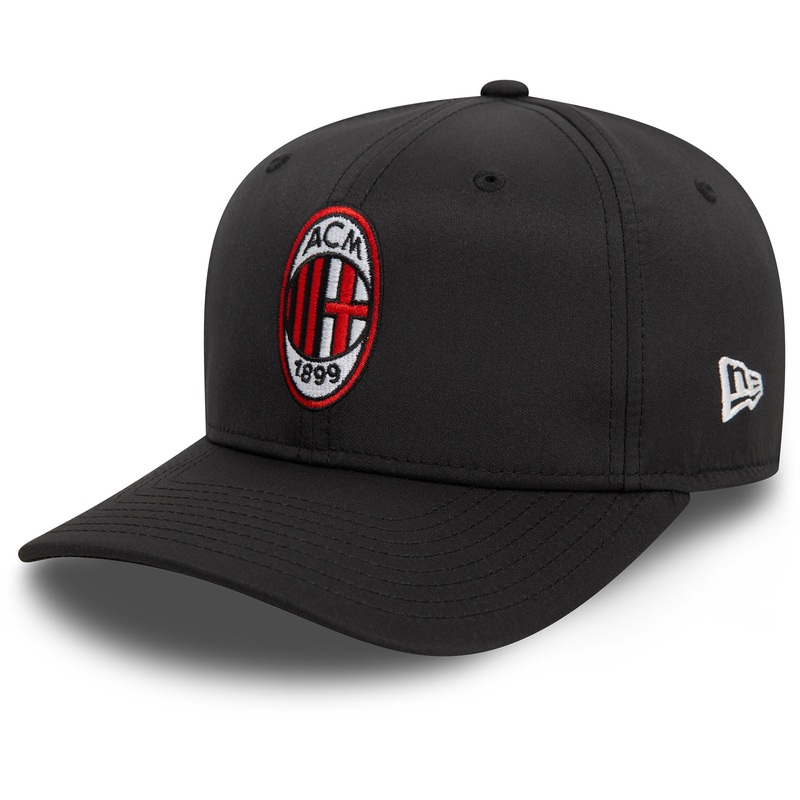 AC Milan 9SEVENTY Stretch Snap Core Black Cap One Size
