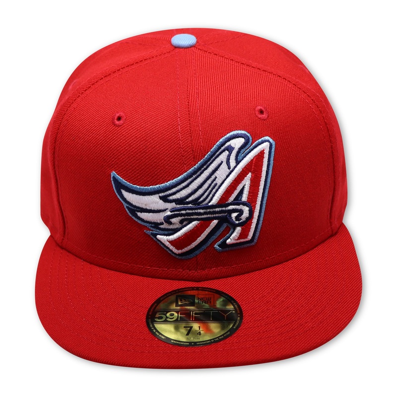 ANAHIEM ANGELS (RED) NEW ERA 59FIFTY FITTED (SKY BLUE UNDER VISOR) 67/8