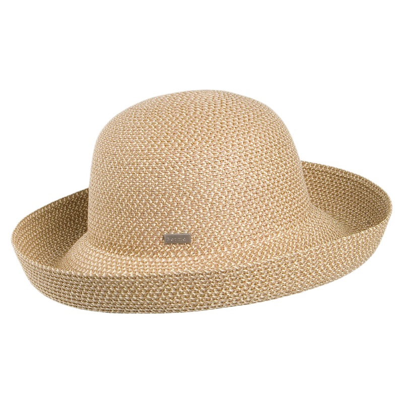 Betmar Hats Classic Roll Up Sun Hat – Natural 1-Size