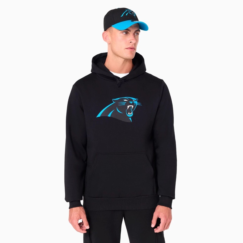 Carolina Panthers NFL Black Pullover Hoodie XS