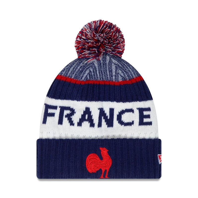 French Federation Of Rugby Dark Blue Beanie Hat OSFM