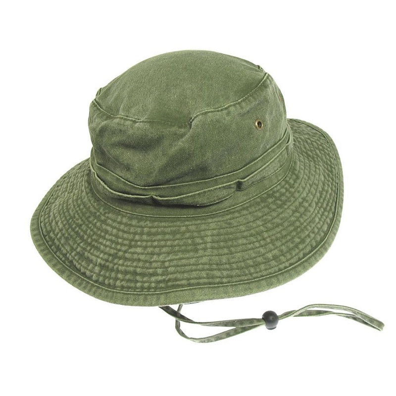Jaxon & James Packable Cotton Boonie Hat – Olive S