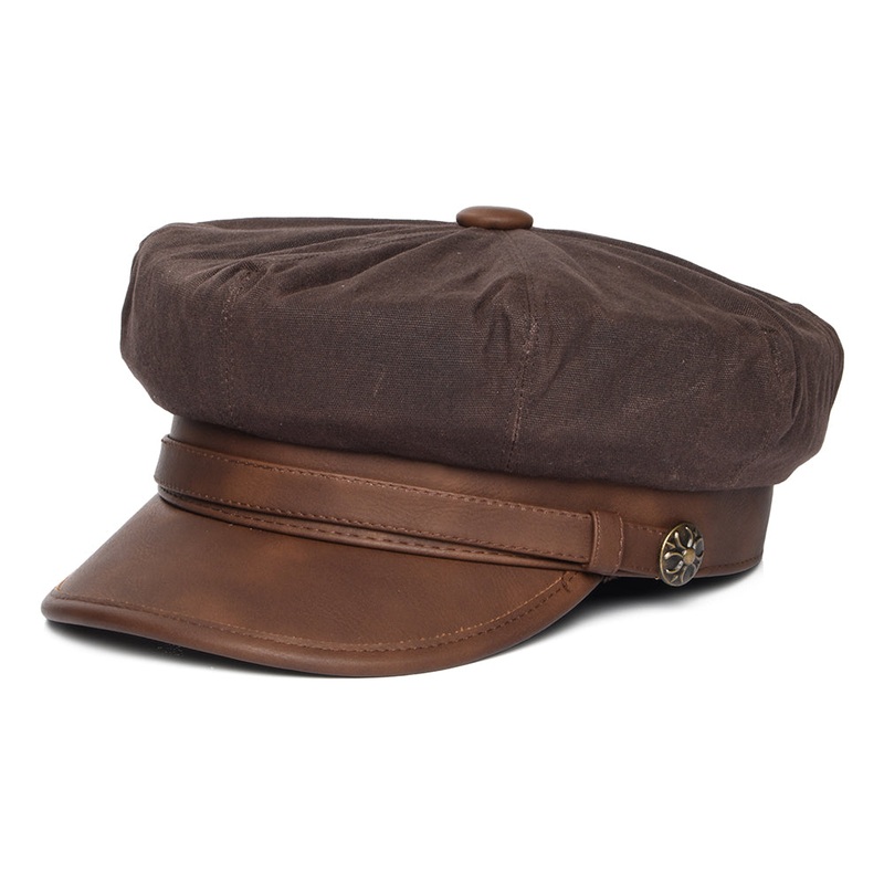 Jaxon & James Rebel Motorcycle Cap Brown Wholesale Pack Prepack