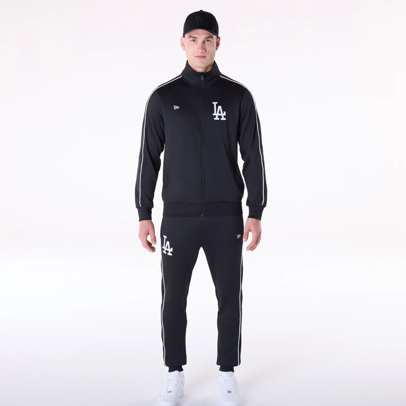 LA Dodgers MLB Poly Track Set Black Track Suit XS