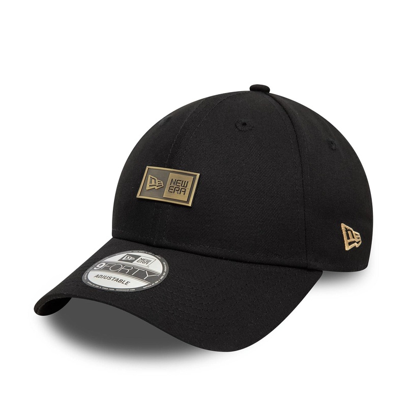New Era Badge Black 9FORTY Adjustable Cap OSFM
