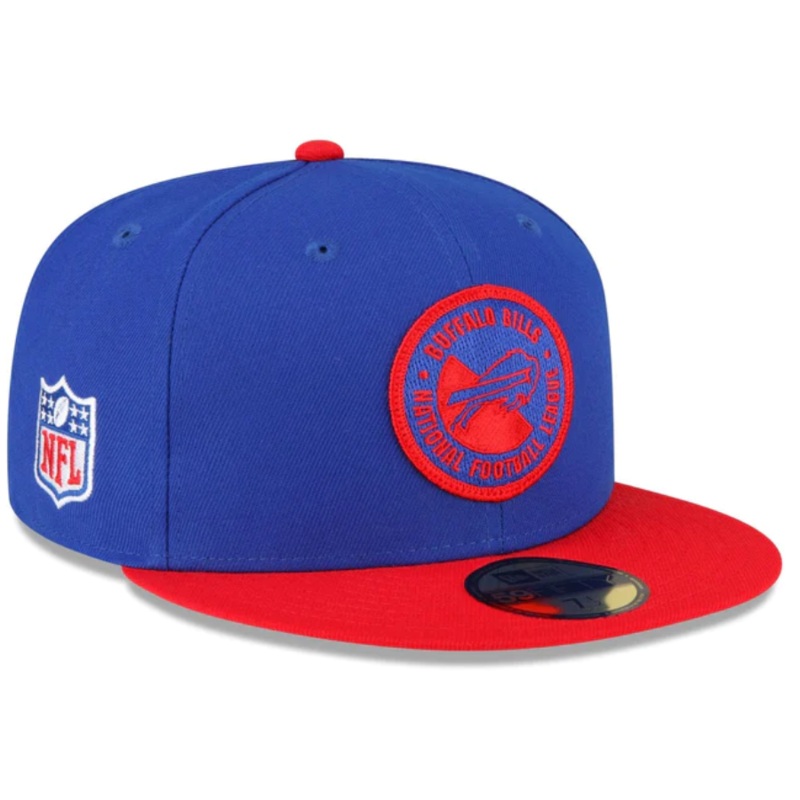 New Era Buffalo Bills 2023 Sideline Team Patch 59FIFTY Fitted Hat