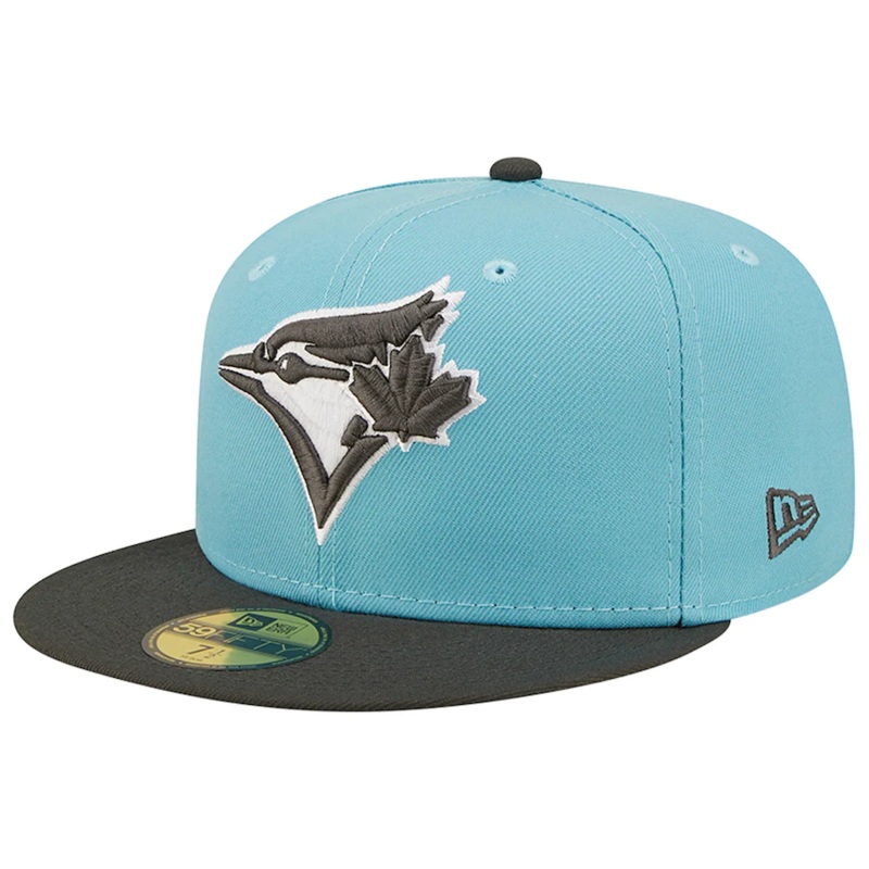 New Era Light Blue/Charcoal Toronto Blue Jays Two-Tone Color Pack 59FIFTY Fitted Hat