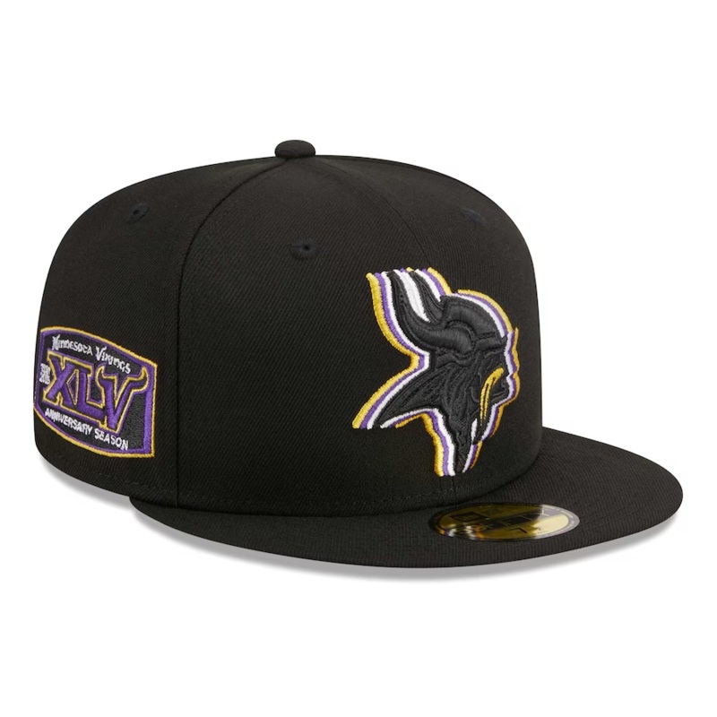 New Era Minnesota Vikings Triple Outline 2023 59FIFTY Fitted Hat