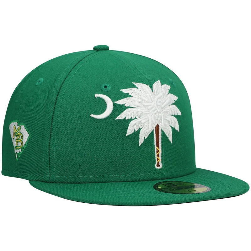 New Era Myrtle Beach Pelicans Green Theme Night 59FIFTY Fitted Hat