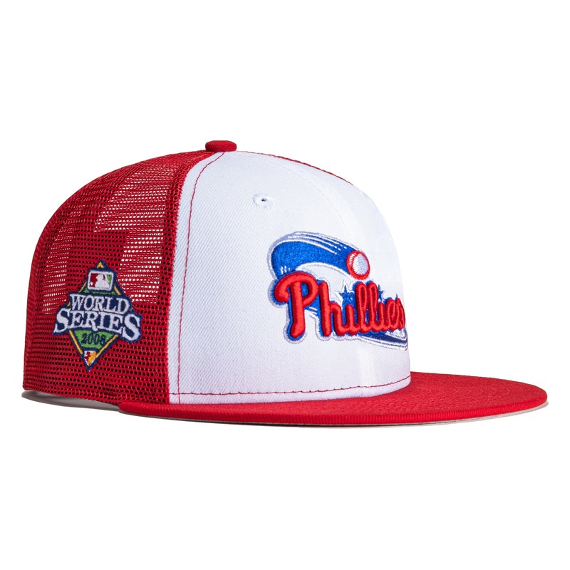 New Era Philadelphia Phillies 2008 World Series Trucker Rail 2022 59FIFTY Fitted Hat