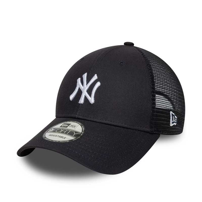 New York Yankees MLB Homefield Navy 9FORTY Trucker Adjustable Cap OSFM