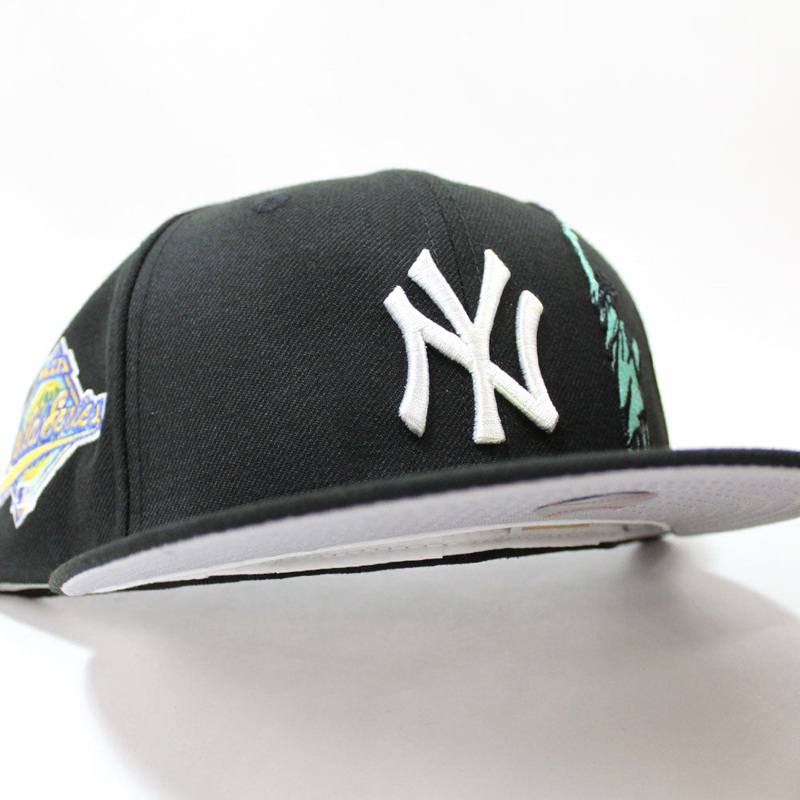 New York Yankees Statue of Liberty 1996 World Series 59Fifty New Era Fitted Hat (Black Grey Under Brim) 7