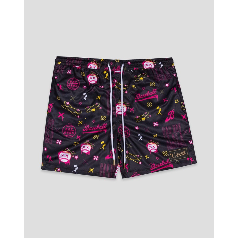 Bat Bros Bad Day Diamond Air Mesh Shorts Small