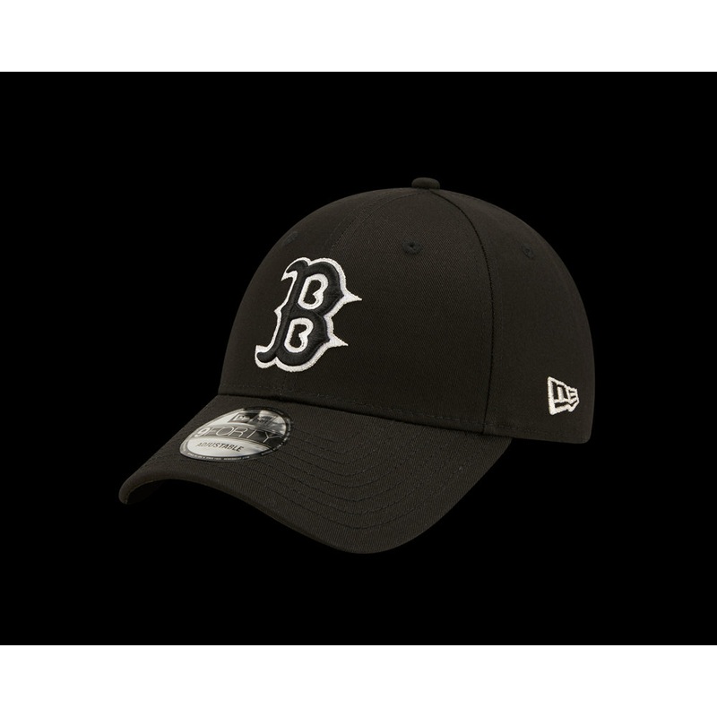 Boston Red Sox 9FORTY Metallic Pop Black Cap One Size
