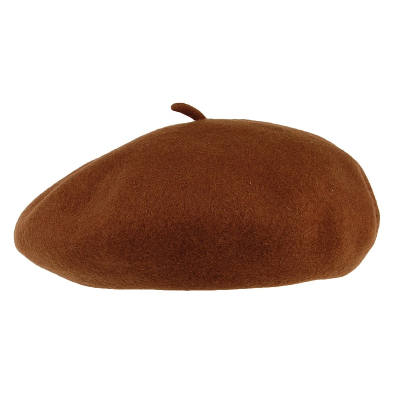 Brixton Hats Audrey Beret – Coffee Small-56cm