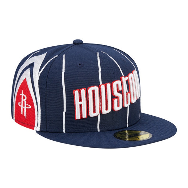 Houston Rockets New Era NBA 2022-23 CITY EDITION 59Fifty Fitted Hat – Navy/Red 7