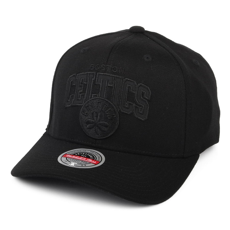 Mitchell & Ness Boston Celtics Snapback Cap – NBA Black Out Arch Redline – Black Adjustable