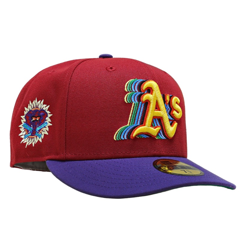 New Era Oakland Athletics Stomper Majoras Mask Inspired 59FIFTY Fitted Hat