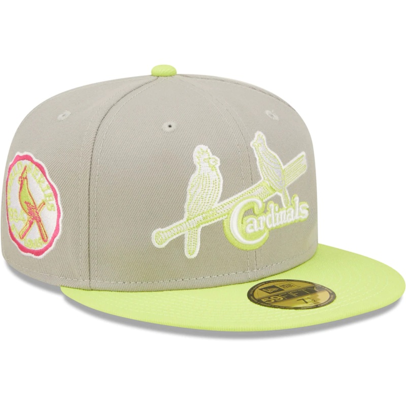 New Era St. Louis Cardinals Gray/Green 1934 World Series Cyber 59FIFTY Fitted Hat